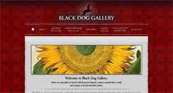 Desktop Screenshot of blackdoggallery.net