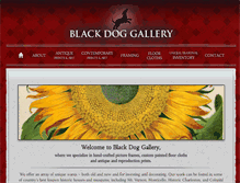 Tablet Screenshot of blackdoggallery.net